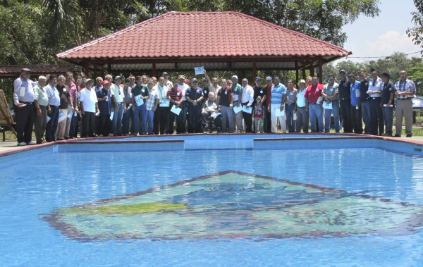 La piscina fue el principal atractivo para los asistentes.