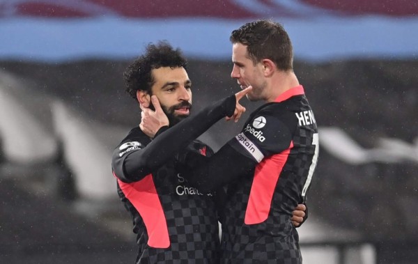 Mohamed Salah fue la figura del Liverpool en la victoria sobre el West Ham.