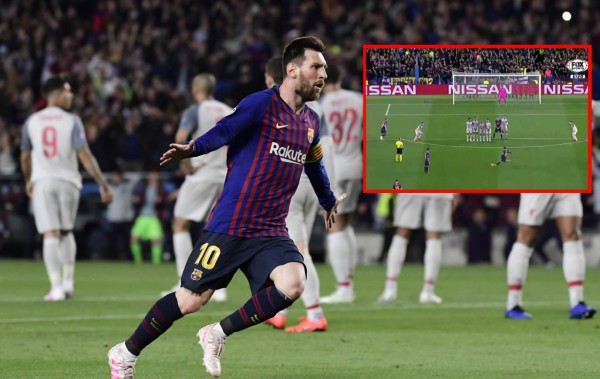 VIDEO: El golazo de tiro libre de Messi contra el Liverpool en la Champions League