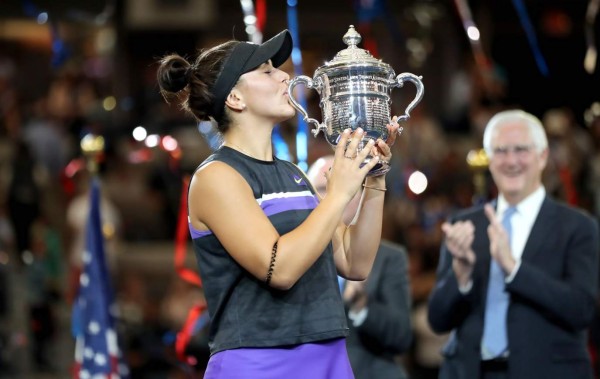 La canadiense Bianca Andreescu le arrebató el US Open a Serena Williams