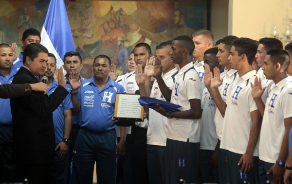 La Sub-17 de Honduras fue juramentada previo al Mundial