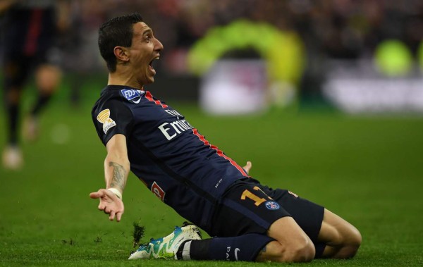El PSG gana la Copa de la Liga con goles de Pastore y Di María