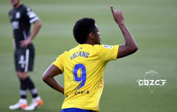 Antony 'Choco' Lozano marcó el gol del empate del Cádiz contra el Alcorcón.