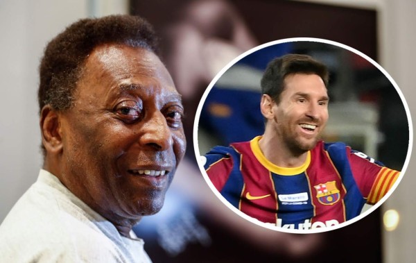 Las palabras de Pelé luego de que Messi igualara uno de sus récords: 'Te admiro mucho'