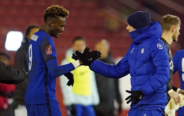 Tammy Abraham le dio la victoria al Chelsea de Thomas Tuchel en la FA Cup. Foto AFP