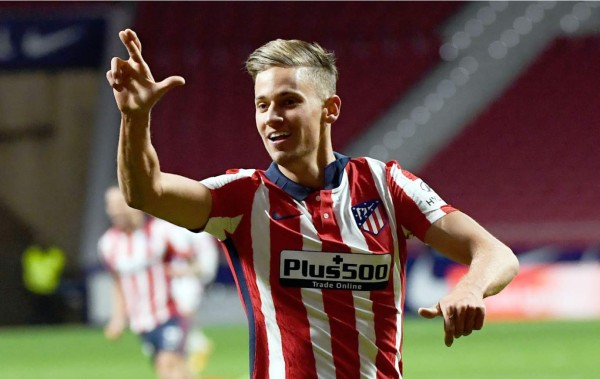 Marcos Llorente marcó un gol para el triunfo del Atlético. Foto AFP
