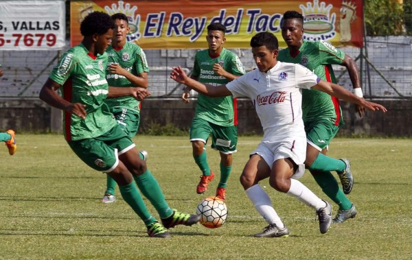 Marathón y Olimpia empataron en la ida de la final de Reservas