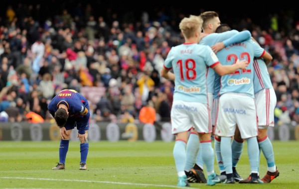 ¡Sorpresa! El Barcelona empató con el Celta de Vigo en la Liga Española