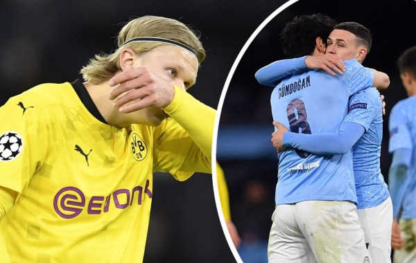 El Borussia Dortmund de Haaland sale con vida de Mánchester en la Champions League