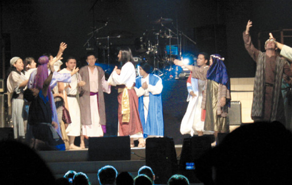 Gándara canta por la paz