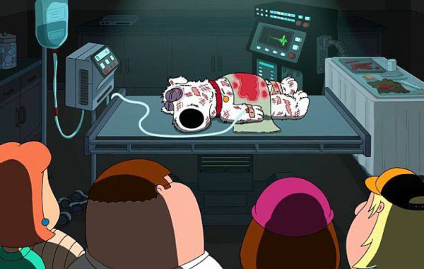 Fanáticos de 'Family Guy' molestos por muerte del perro Brian