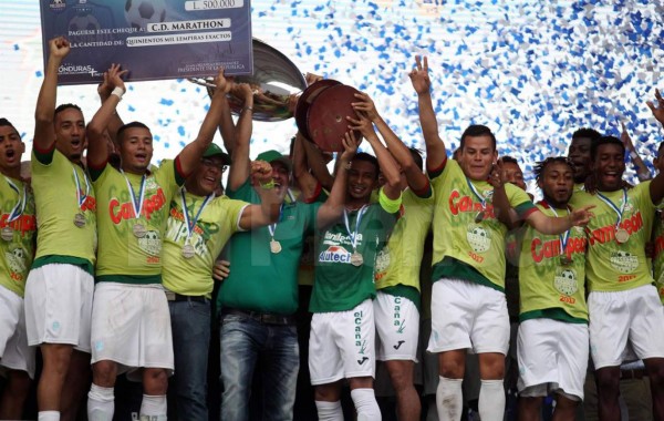 El Marathón rompió una sequía de 7 años sin ganar títulos