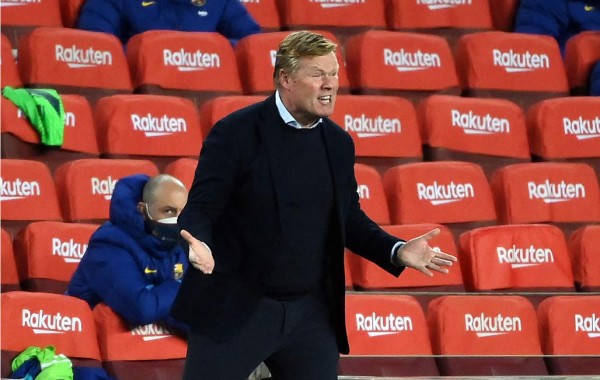 El duro castigo que recibió Ronald Koeman por su expulsión ante el Granada