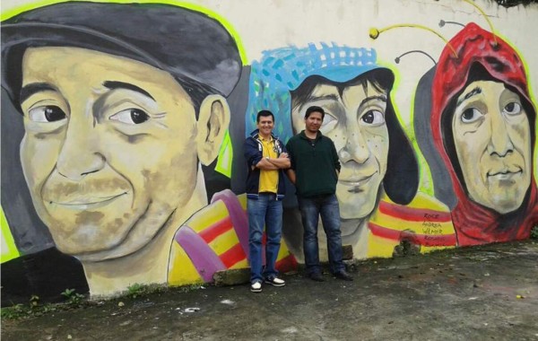 Artistas sampedranos rinden homenaje a Chespirito