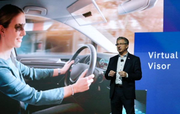 LAS VEGAS, NEVADA - JANUARY 06: Mike Mansuetti, President of Bosch in North America, speaks during a Bosch press event for CES 2020 at the Mandalay Bay Convention Center on January 6, 2020 in Las Vegas, Nevada. CES, the world's largest annual consumer technology trade show, runs January 7-10 and features about 4,500 exhibitors showing off their latest products and services to more than 170,000 attendees. Mario Tama/Getty Images/AFP