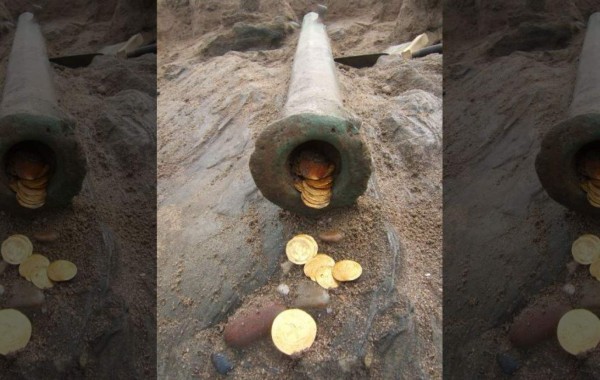 Descubren un barco cargado con oro de España en el desierto de Namibia