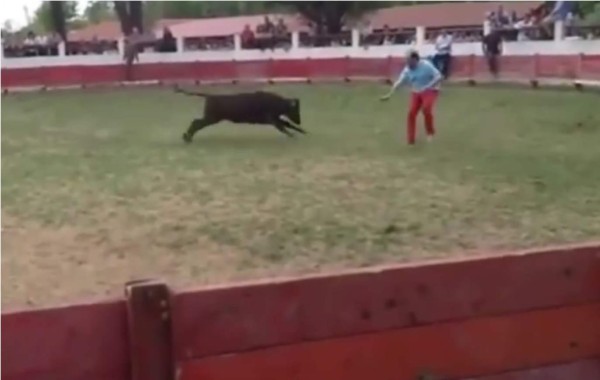 Esto es lo que pasa cuando enfadamos a un toro