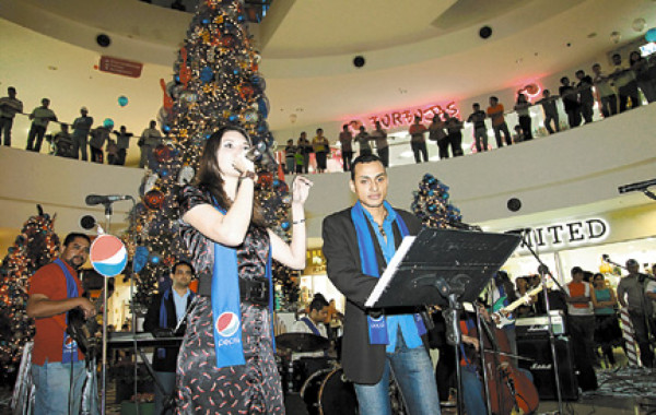 La Navidad de Pepsi y mall Galerías del Valle