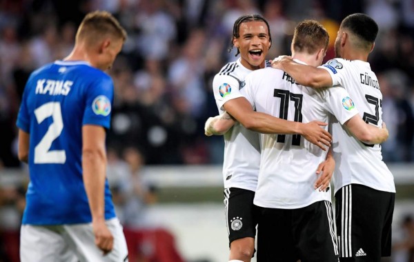 Alemania receta paliza a Estonia y sigue con paso firme a la Eurocopa 2020