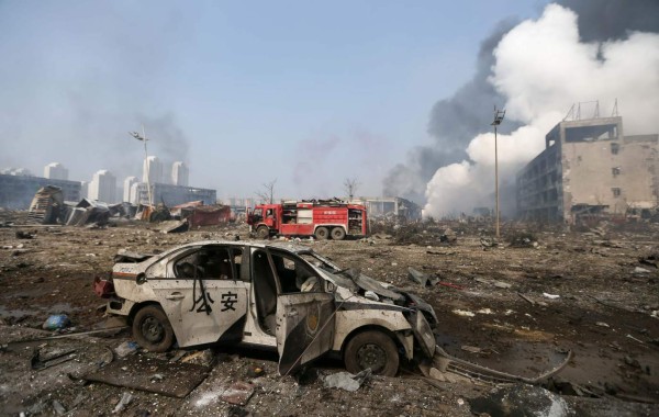 Explosión en China deja 44 muertos y un paisaje de destrucción
