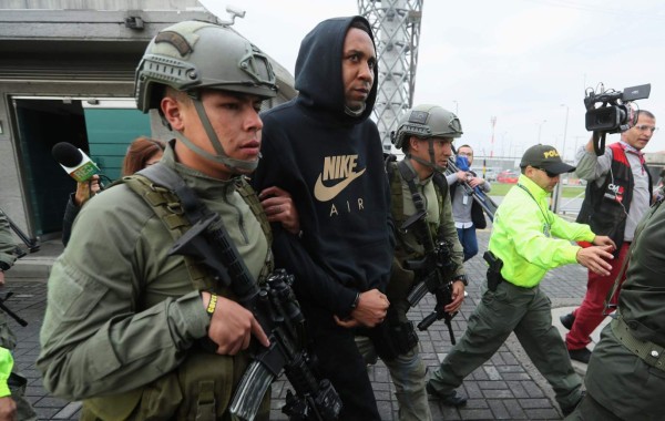 Ex jugador colombiano es capturado por narcotráfico y EUA pide su extradición