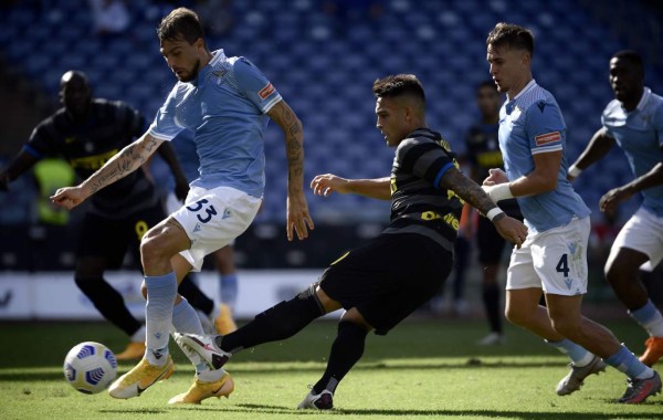 El Inter de Milán empató de visita ante la Lazio.