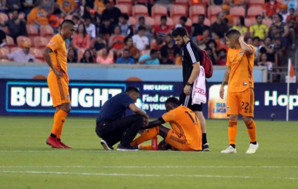 Alberth Elis se lesionó, pero Houston Dynamo derrotó al DC United de Rooney