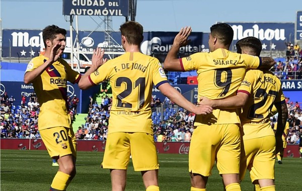 Barcelona suma el primer triunfo a domicilio en esta Liga Española