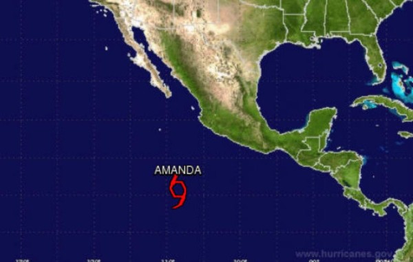 Amanda se convierte en huracán de categoría 1, el primero de la temporada