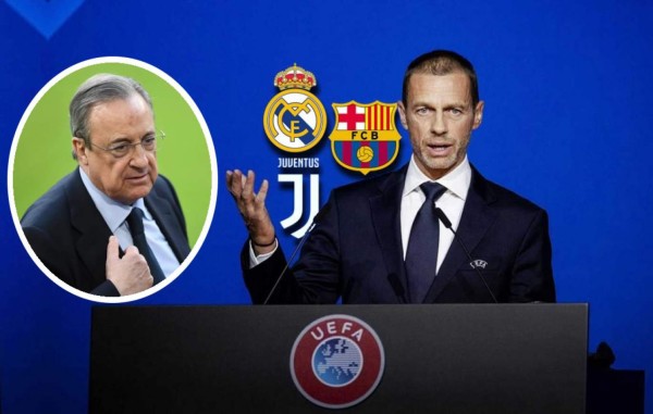 Aleksander Ceferin, presidente de UEFA, vuelve a atacar a Real Madrid, Barcelona y Juventus y arremete contra Florentino Pérez