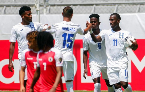 Honduras debuta con goleada sobre Haití en un partido raro en el Preolímpico Sub-23