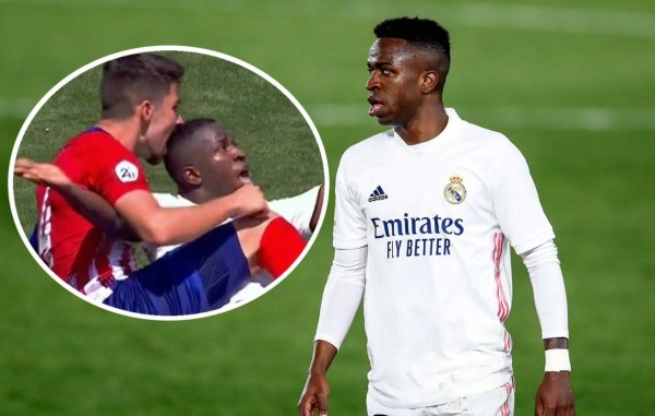 Vinicius recuerda su primer derbi ante Atlético: 'Me hicieron más de 20 faltas e intentaron morderme'