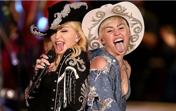 Miley Cyrus y Madonna cantarán juntas en MTV Unplugged