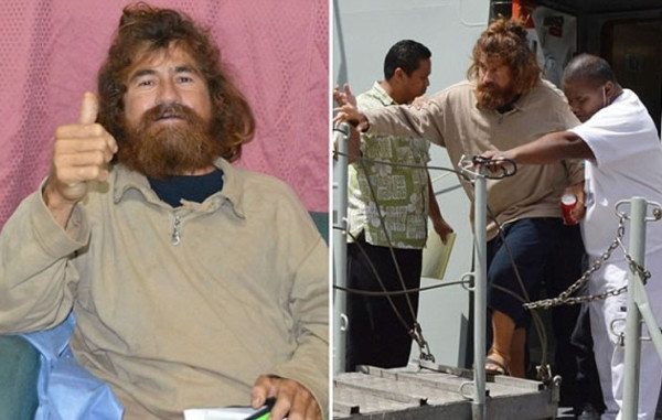 'Pensaba que iba a acabar loco': náufrago salvadoreño