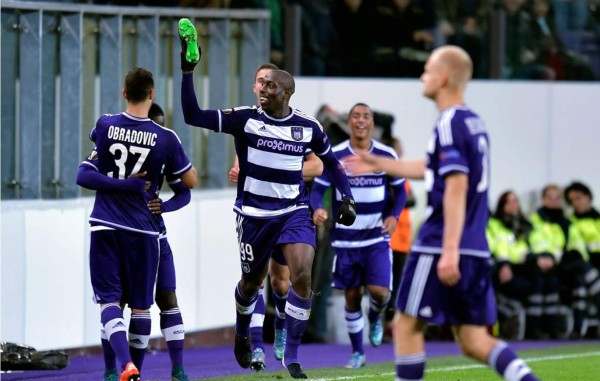 Andy Najar no estuvo ni en la banca en triunfo del Anderlecht