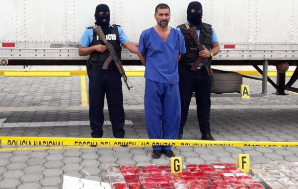 Capturan en Nicaragua a ciudadano de Guatemala con 100.5 kilos de cocaína