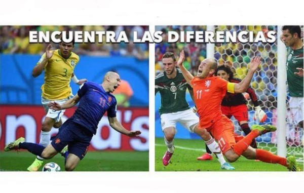 Memes del partido Brasil-Holanda