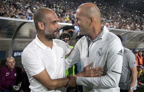 Pep Guardiola se deshace en elogios a Zidane: 'Es muy bueno para el fútbol'