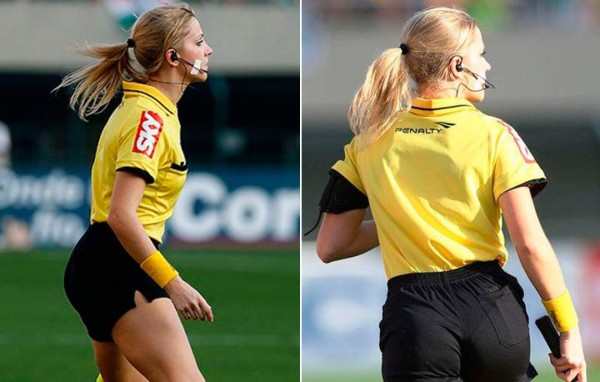 La árbitro más bella y sexy de Brasil desata euforia en las redes