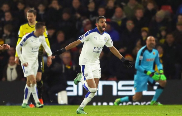 El Leicester venció al Watford y se distancia en lo alto de la Premier