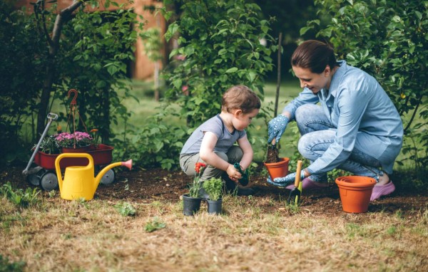 La jardinería también es para los niños