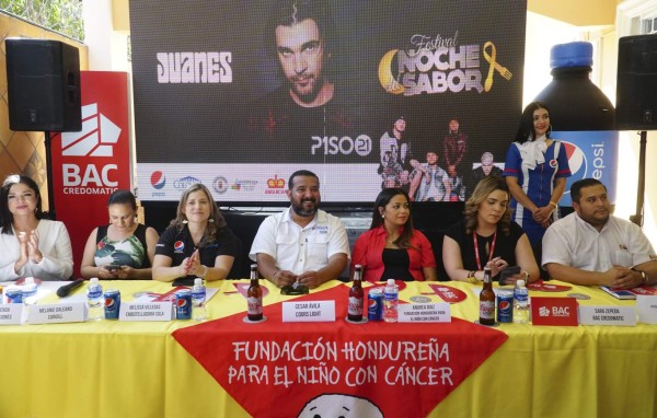 Fiesta con Juanes y Piso 21 a favor de la Fundación Hondureña para el Niño con Cáncer