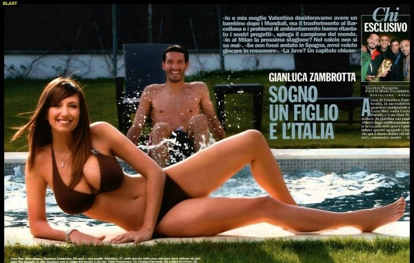La espectacular esposa de Gianluca Zambrotta