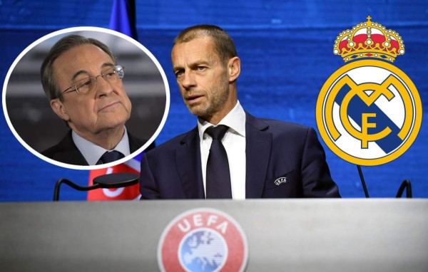 Aleksander Ceferin, presidente de la UEFA, dispara contra Florentino Pérez y amenaza al Real Madrid