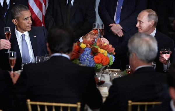 Las miradas 'frías' entre Obama y Putin 'congelan' la ONU
