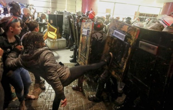 Protesta contra el Mundial en Sao Paulo