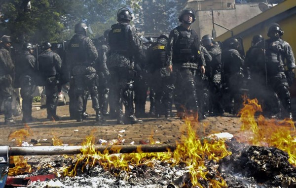 Protestan en Sao Paulo y Río de Janeiro en el día inaugural del Mundial