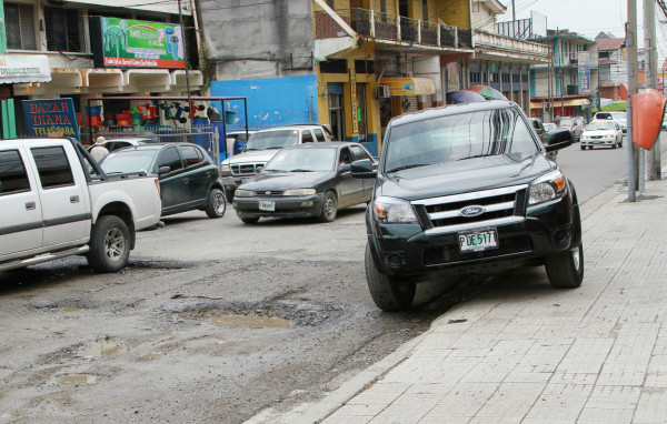 Destruidas calles de 250 barrios y colonias de San Pedro Sula