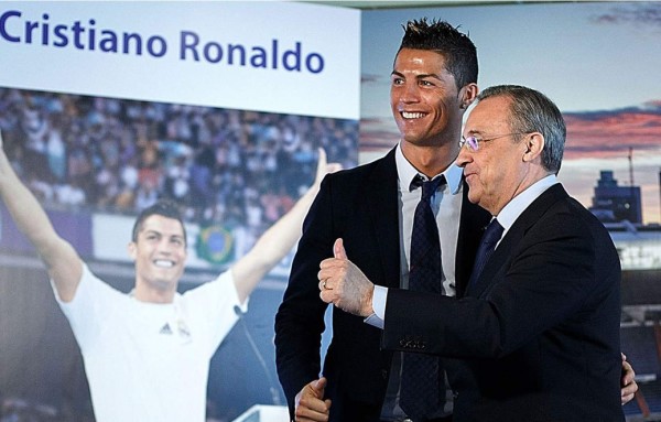 Florentino Pérez: 'Cristiano es feliz aquí y no se va a ir'
