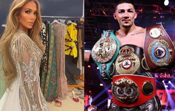 Jennifer López haría el show en pelea de Teófimo